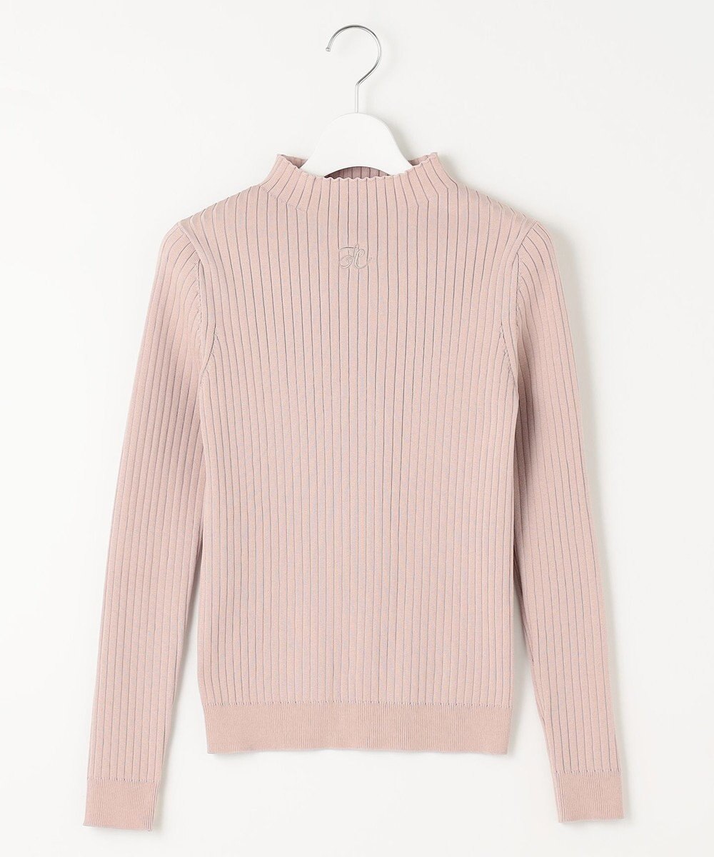 Feroux 【古畑星夏さん着用・セットアイテム】刺繍ポイント ニット × ジャンパー スカート 