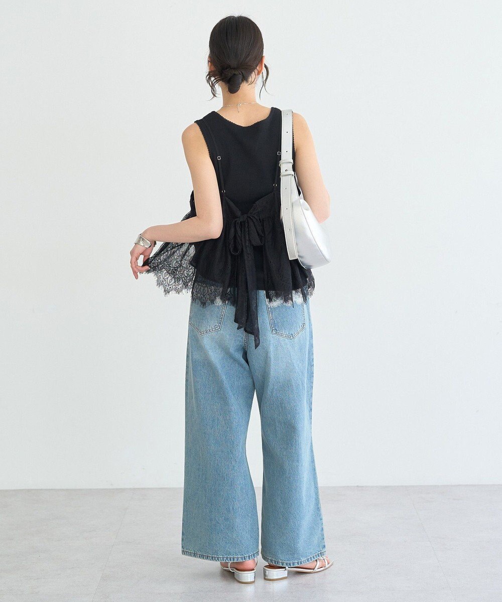 earth music&ecology 【綿100％】ピコミシンヘンリーネックタンクトップ 