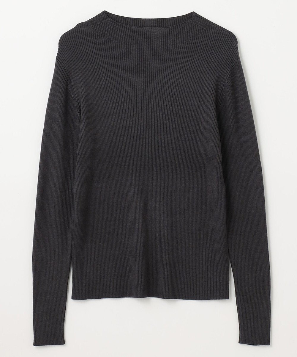 ANY 【洗濯機可】ボトルネック リブニット 