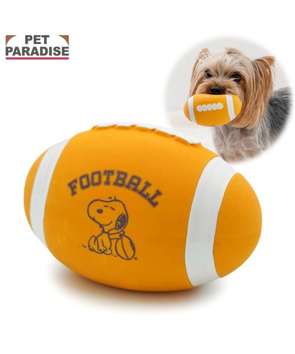 PET PARADISE スヌーピー ラグビー ラテックス トイ 
