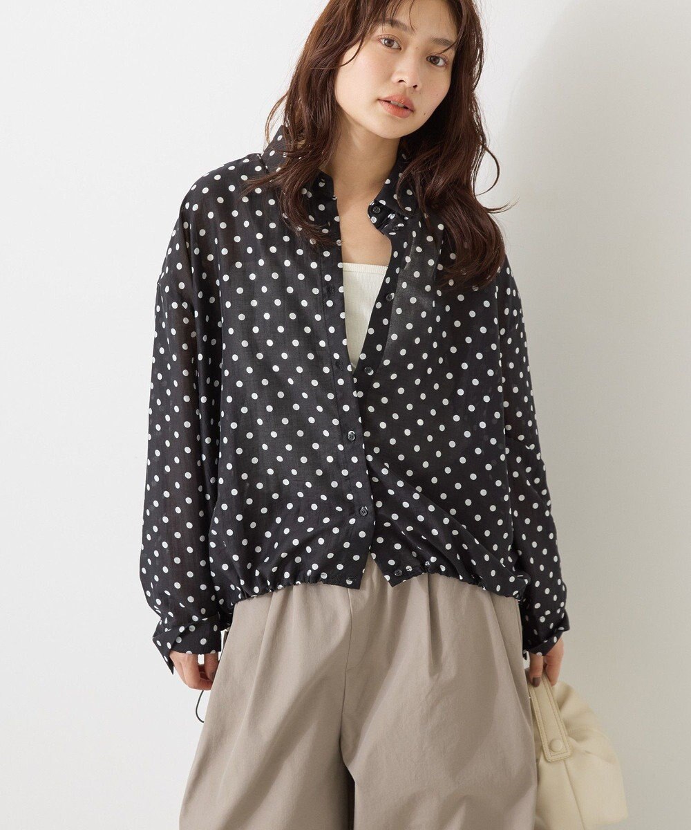 AMERICAN HOLIC 【WEB限定】ドットドロストシャツ 