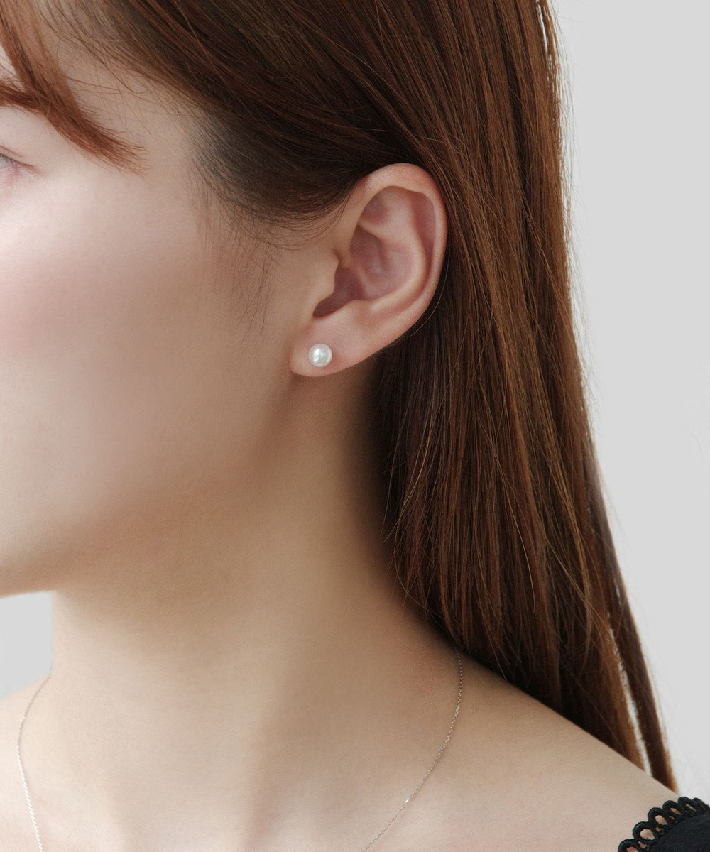 TOCCA 【WEB限定】PRECIOUS PEARL PIERCED EARRINGS プラチナ アコヤパール ピアス 