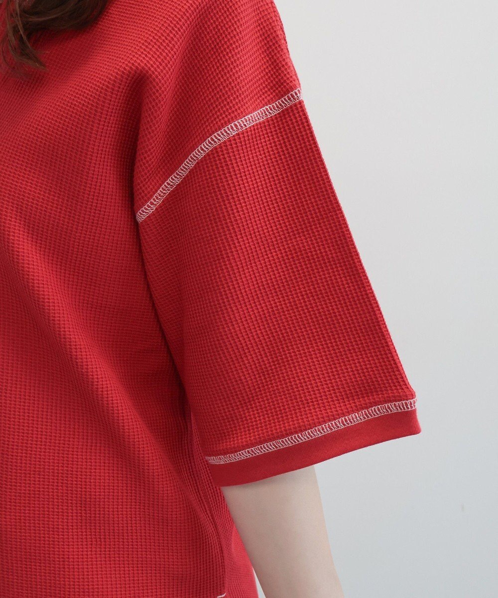 AMERICAN HOLIC 【RUSSELL】ワッフルヘンリーTシャツ 