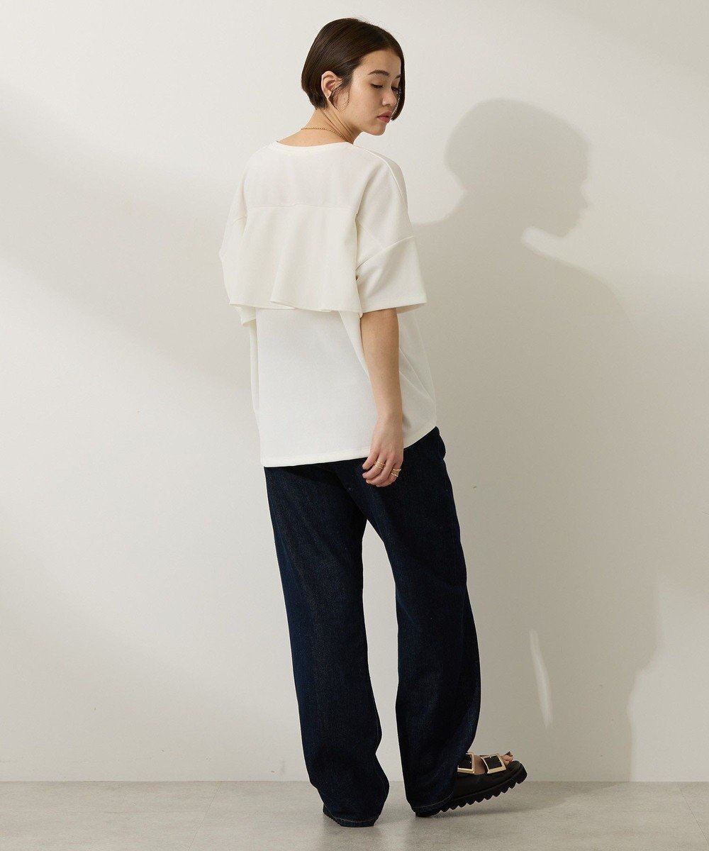 AMERICAN HOLIC バックフリル半袖プルオーバー 