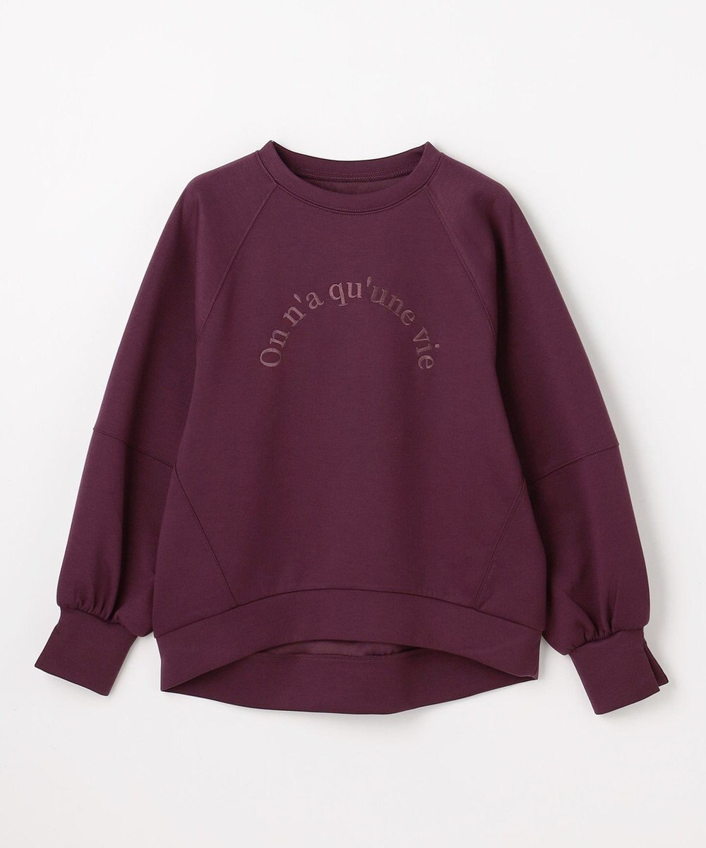 ANY ロゴ刺繍ダンボールトレーナー 