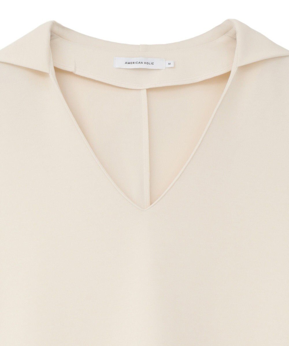 AMERICAN HOLIC スキッパーポンチパーカーワンピース 