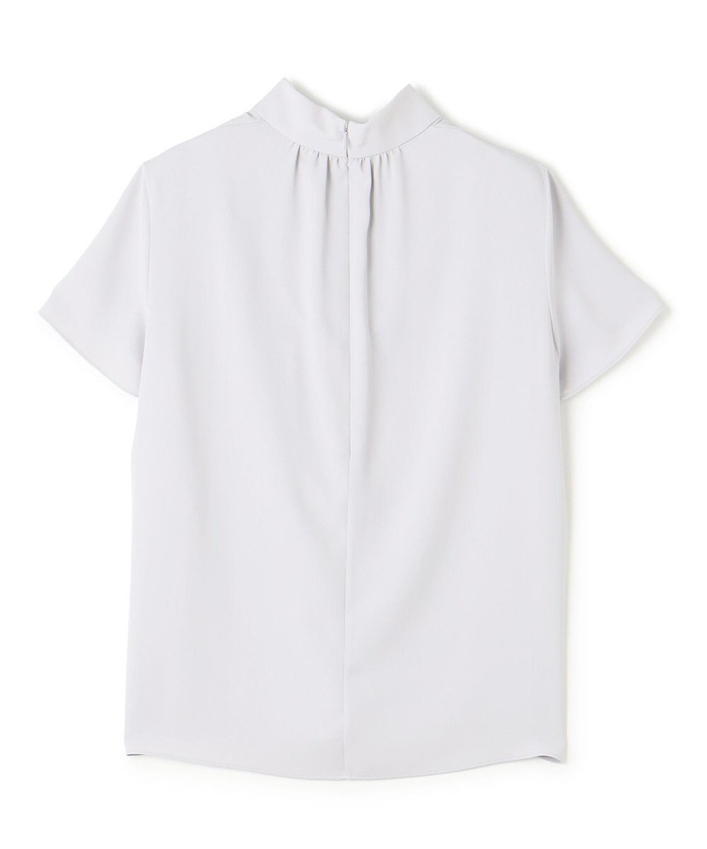 BEIGE， EVA / ハイネックハーフスリーブブラウス 