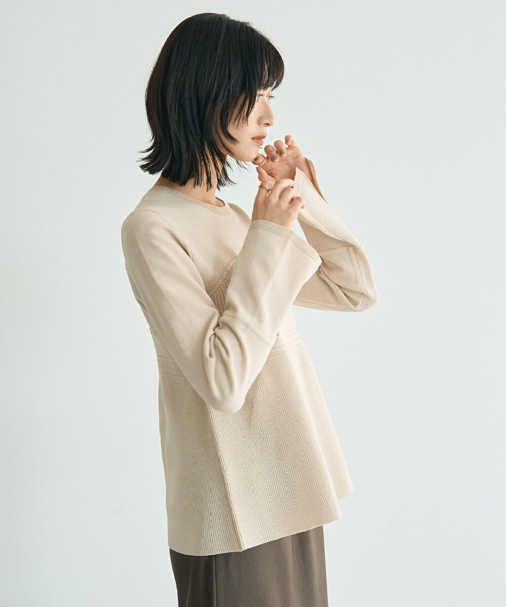 YECCA VECCA ビスチェデザインニット 