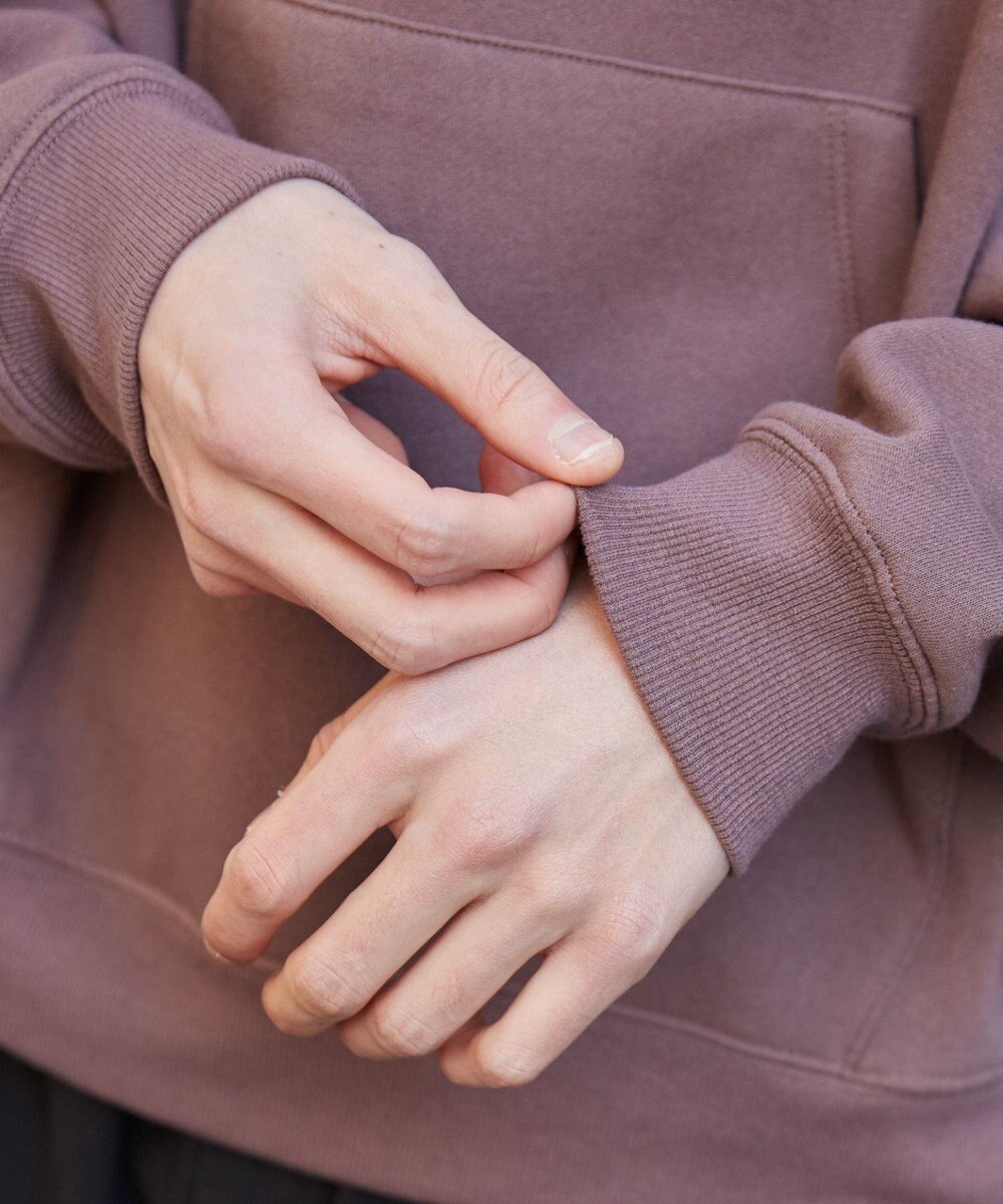 WEGO 【裏起毛/ユニセックス着用ITEM】リラックスフィットグラフィックパーカー 