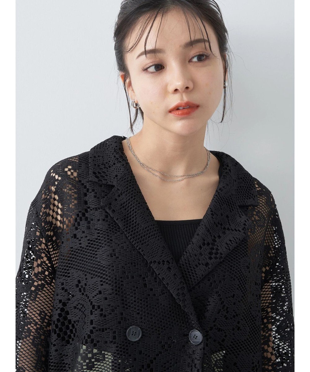 earth music&ecology レースジャケット 