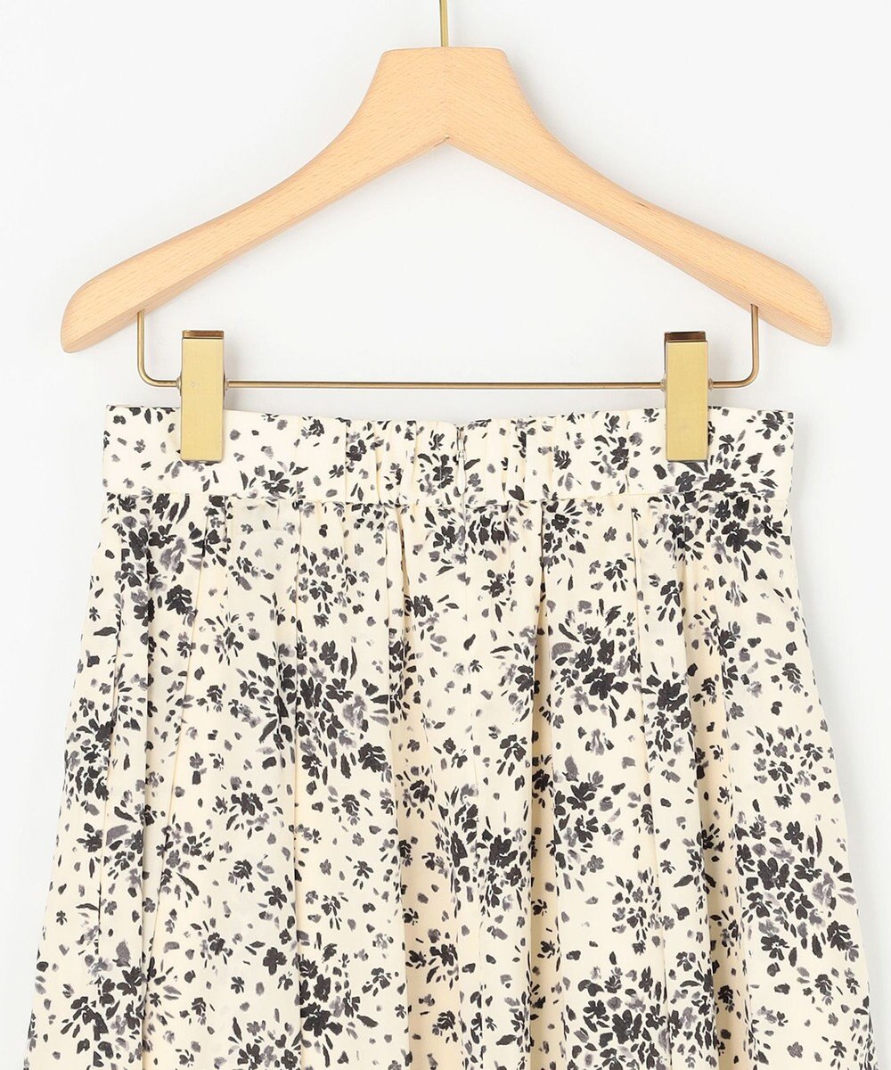 組曲 モザイクフラワープリント スカート 