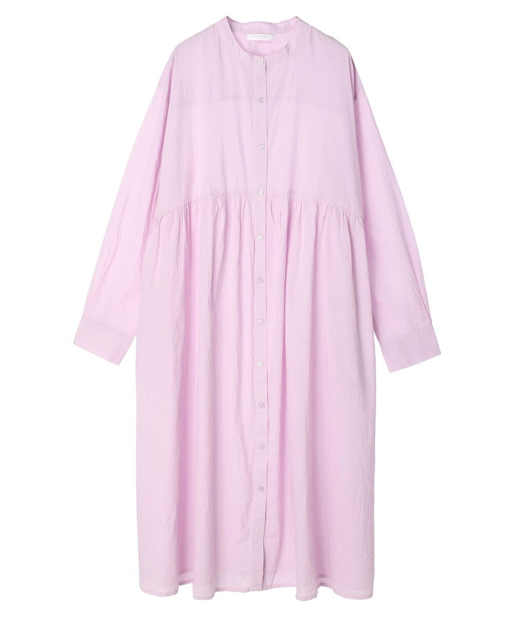 Green Parks ボリュームギャザーシャツワンピース 