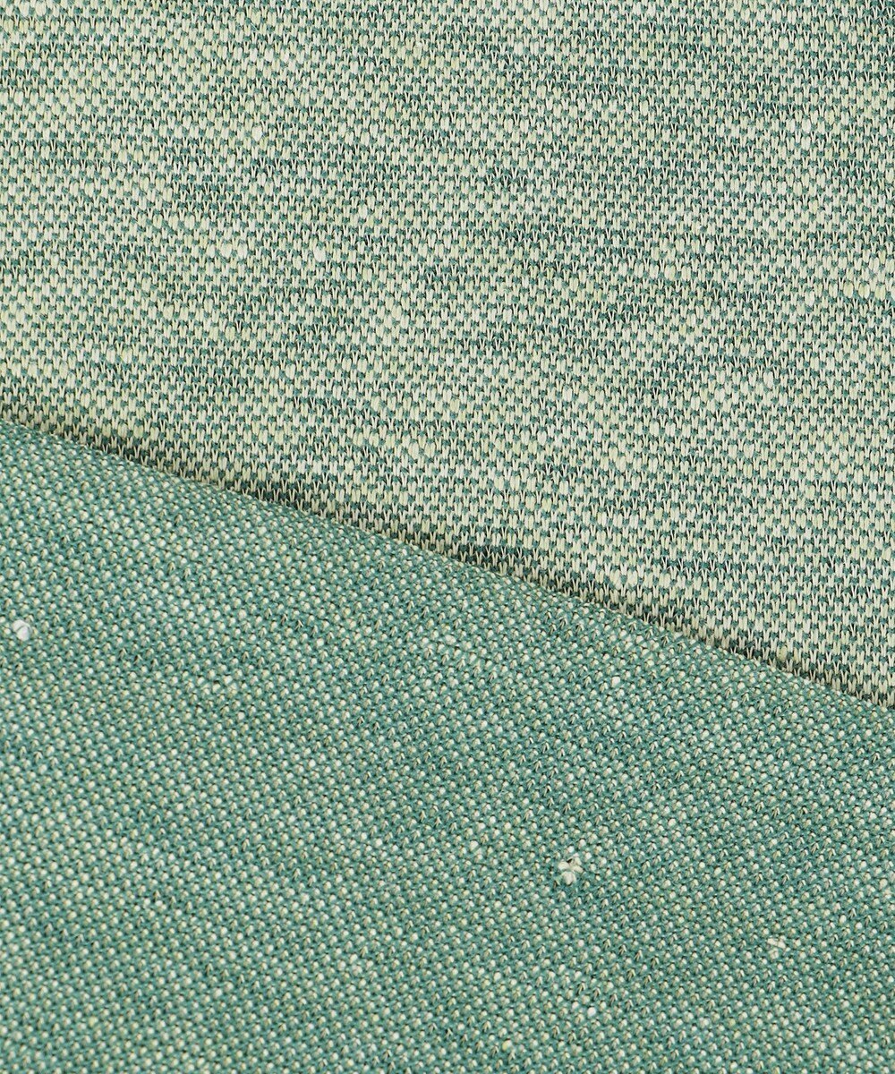 JOSEPH ABBOUD 【吸水速乾】リネンハニカム ポロシャツ(リーフ柄） 