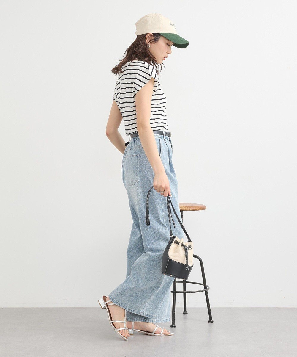 earth music&ecology 【接触冷感/洗濯機可】フレンチＴ 