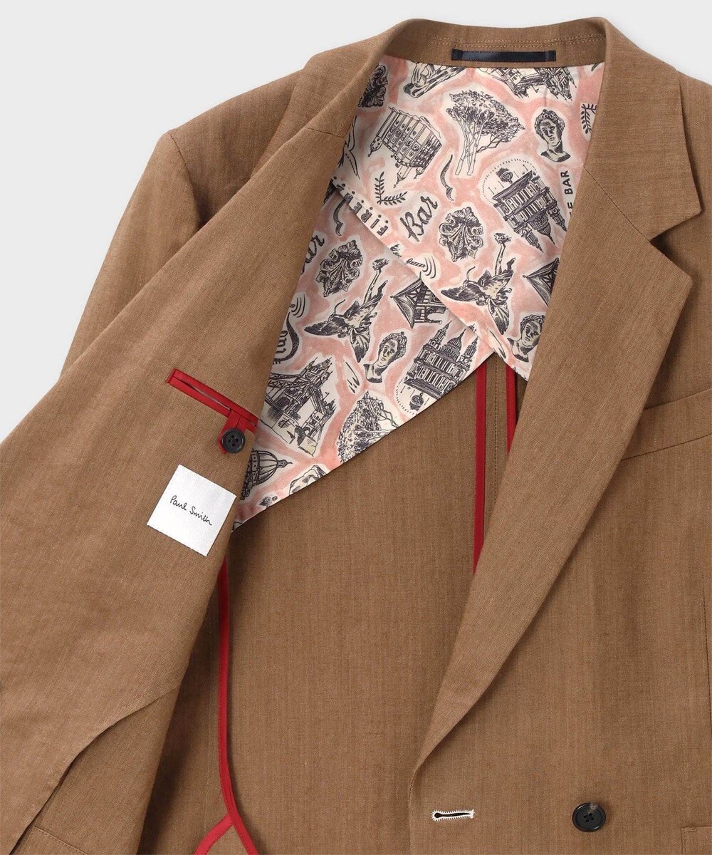 Paul Smith レーヨンリネン ダブルジャケット 