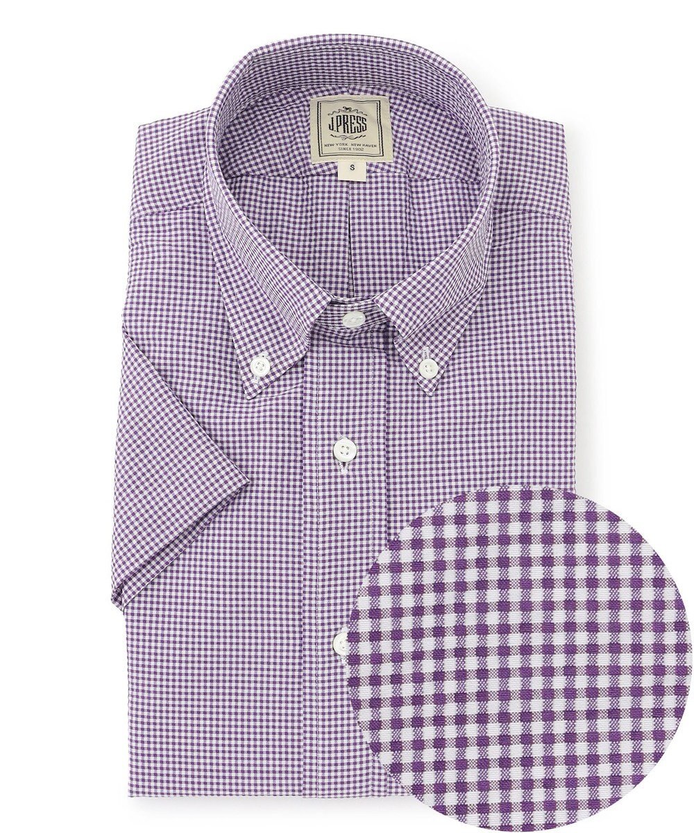 J.PRESS MEN 新色追加【 高通気性 / 軽量 / ノンアイロン / 撥水】【BEAT HEAT SYSTEM】半袖シャツ / B.D. 