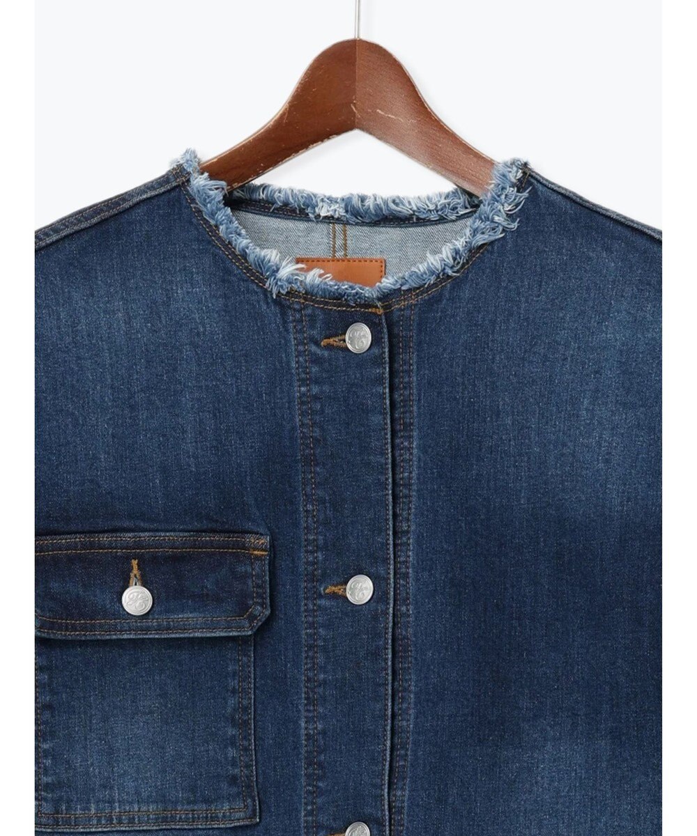 Te chichi ノーカラーデニムジャケット 