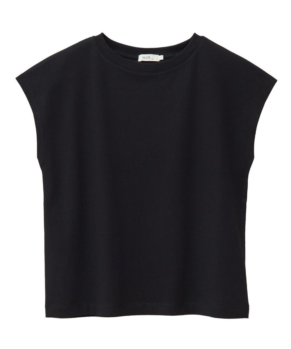 earth music&ecology 【接触冷感/洗濯機可】フレンチＴ 