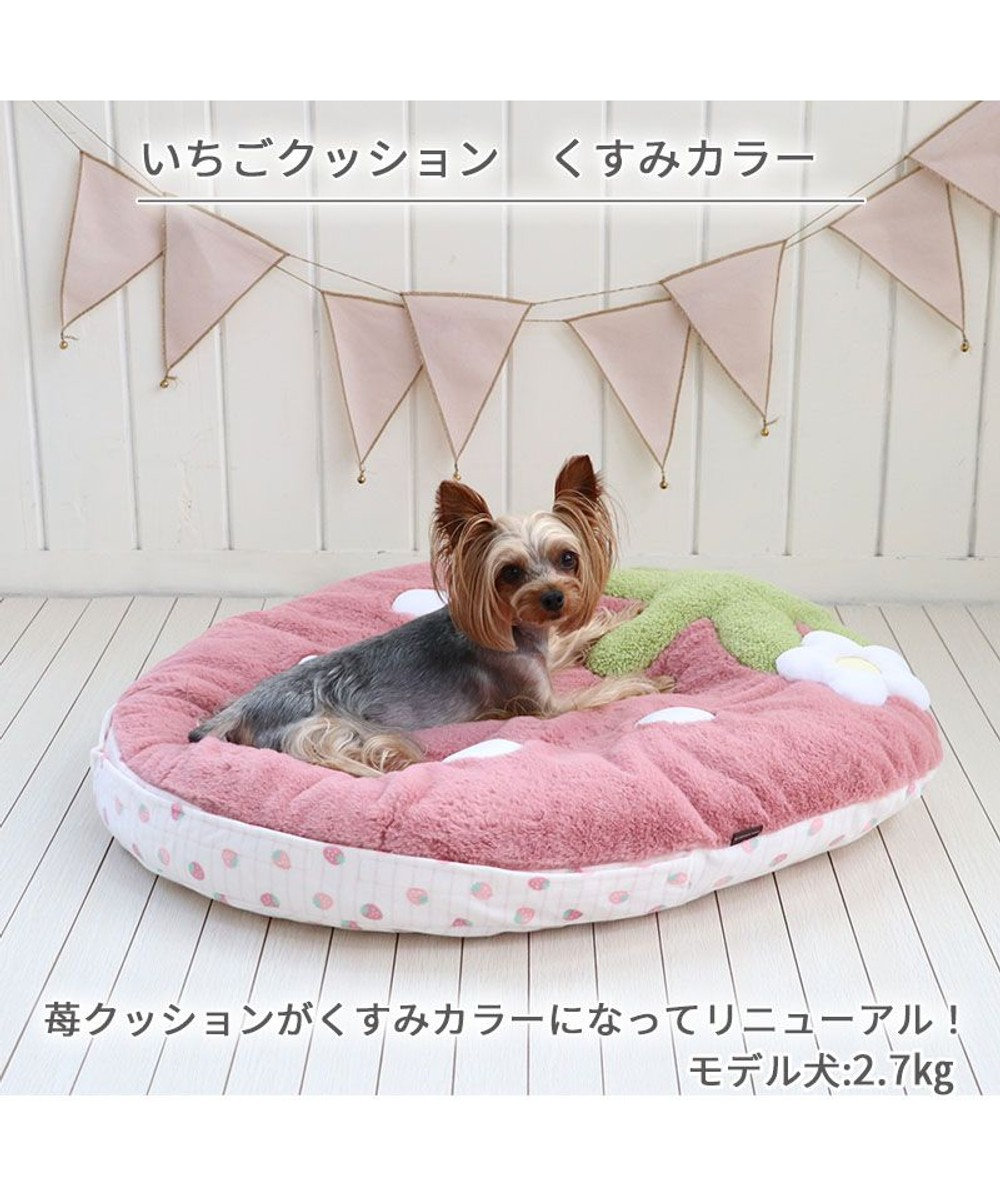 ネット店限定 くすみ苺 クッション (70×71cm) 小型犬 / PET PARADISE | ファッション通販 【公式通販】オンワード・クローゼット