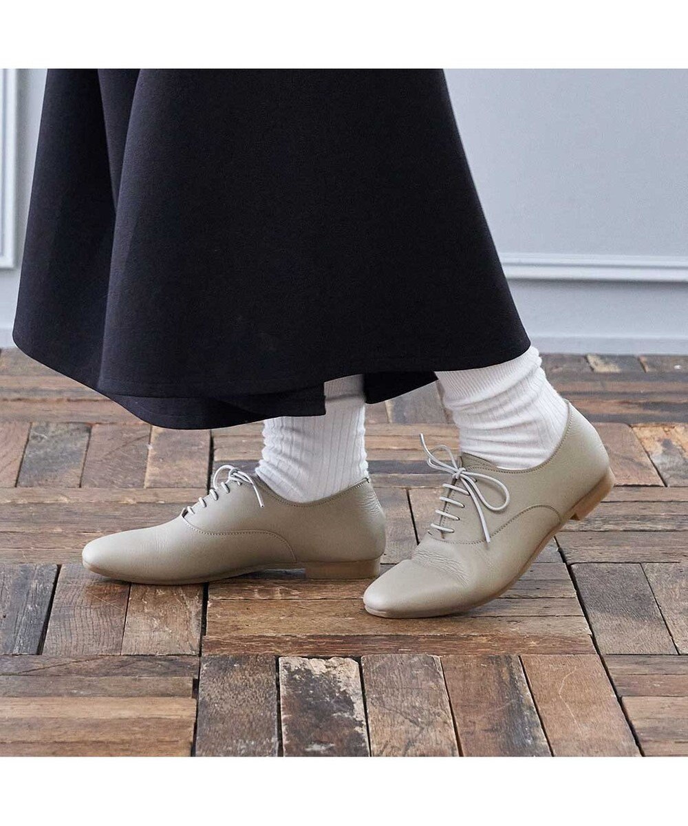 ing <ing>【WEB限定】ゴム紐レースアップシューズ 
