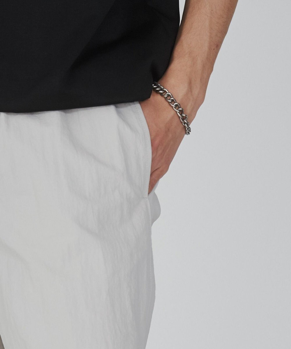 WEGO 【ウエストゴム/撥水/洗濯機可】ナイロンイージーパンツ 