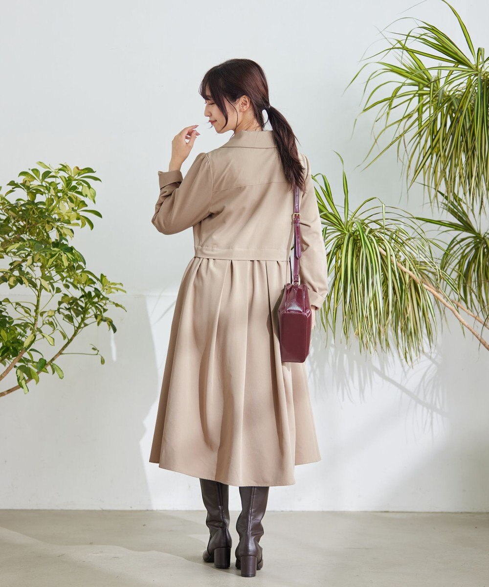 Tiaclasse 【洗える】フレアトレンチコート 