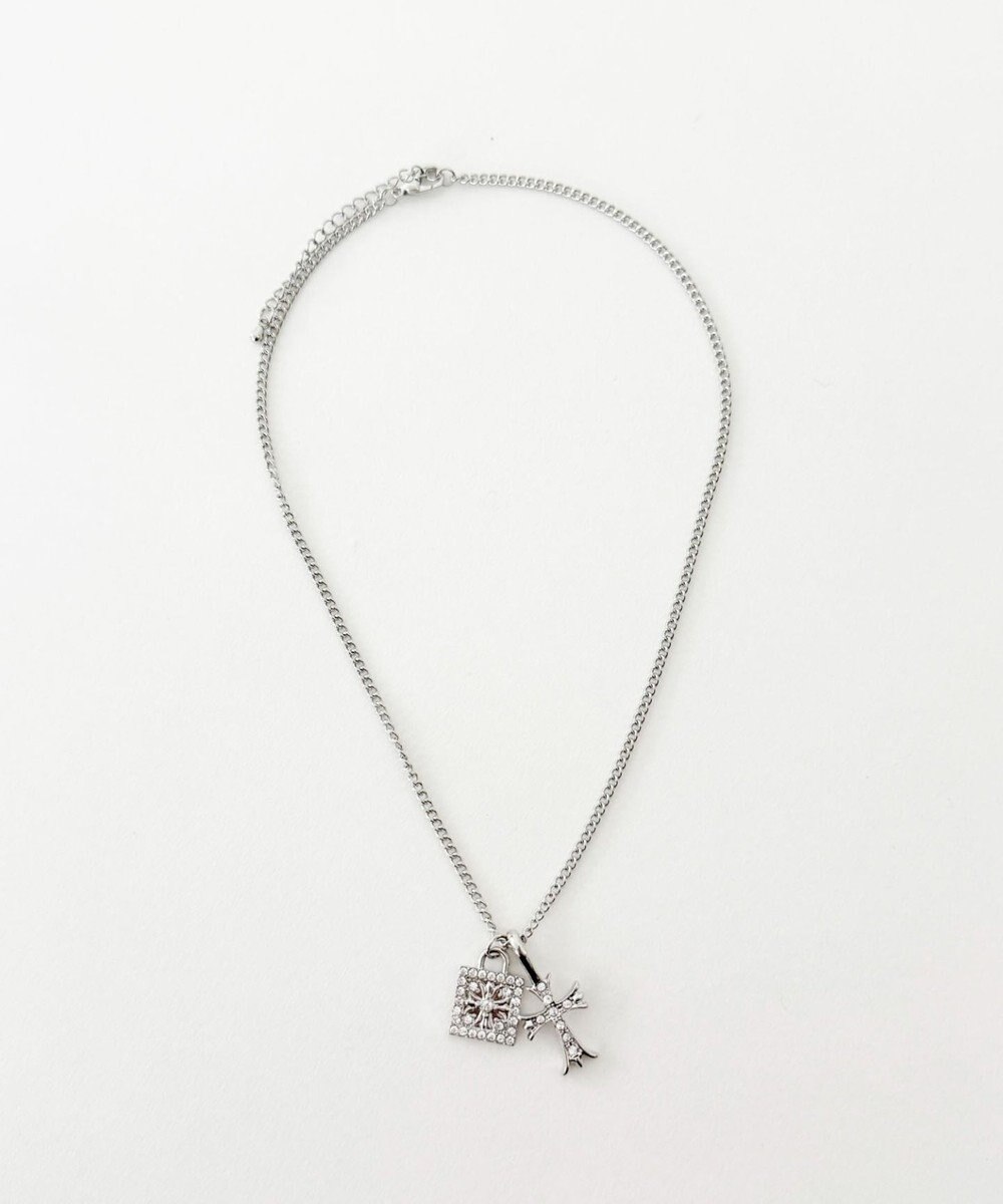 WEGO L2Pラインストーンモチーフネックレス 