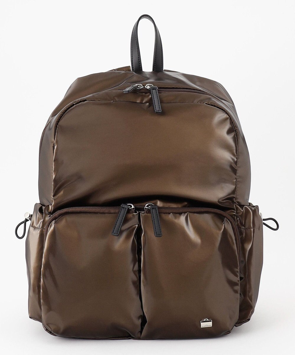 LA BAGAGERIE メタリックドロストポケット　リュックサック 