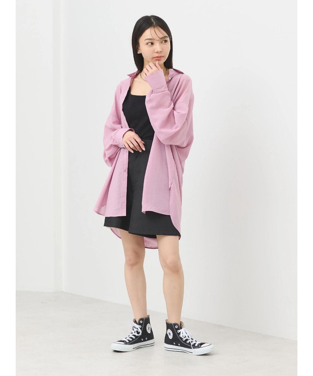 earth music&ecology シアーボーイズライクシャツ 