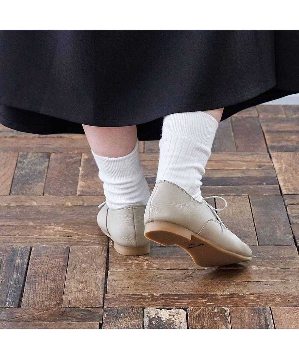 ing <ing>【WEB限定】ゴム紐レースアップシューズ 