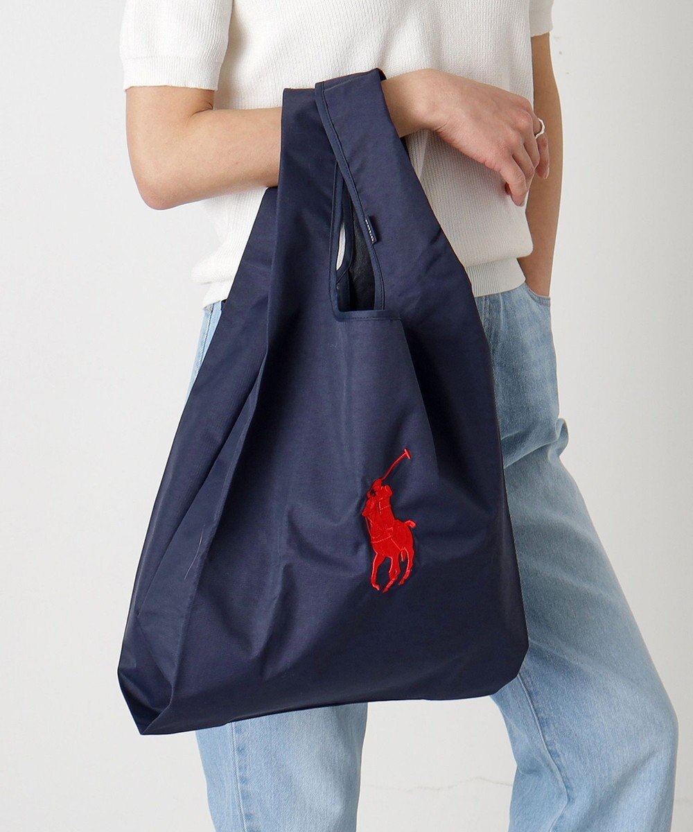 MOONBAT POLO RALPH LAUREN(ポロ ラルフローレン)ベルト付きレインバッグ　ポロポニー刺繍 