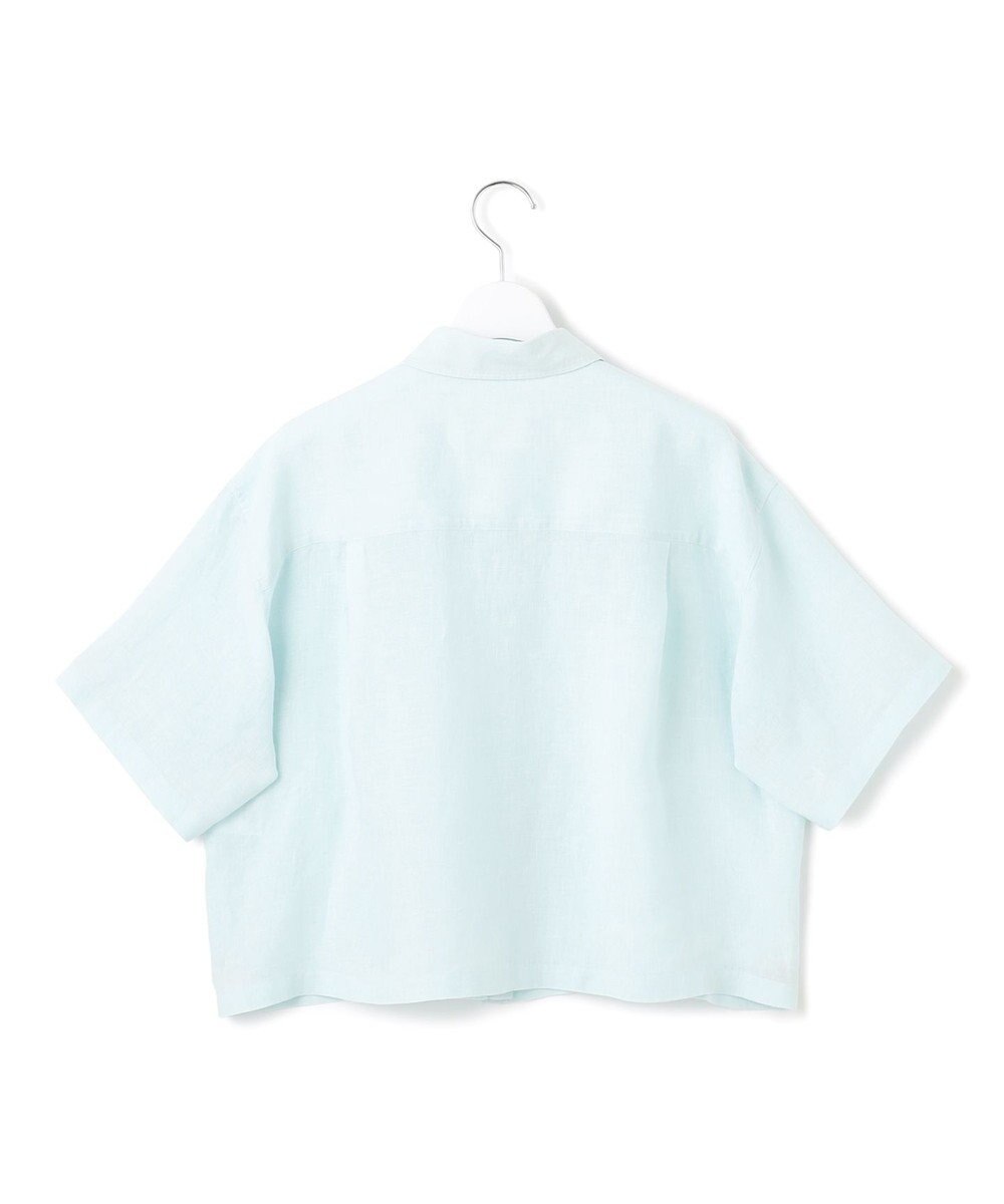 23区 L 【Oggi7月号掲載/洗える】LIBECOリネン クロップド デザイン シャツ 