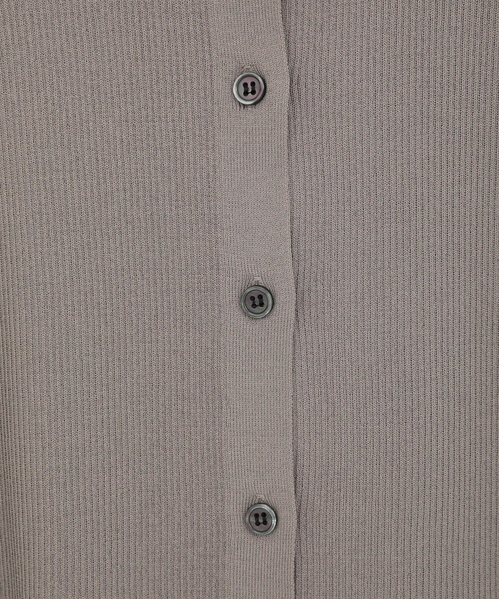 Green Parks ポロ襟5分袖リブニット 