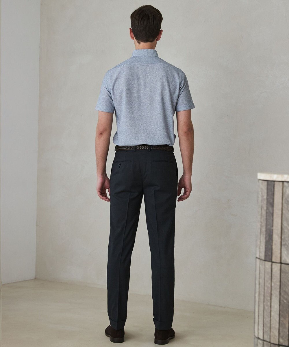 GOTAIRIKU 麻混・襟しっかり【洗える/通気性】ノルマンディーリネン ボタンダウンポロシャツ(25/26年モデル) 