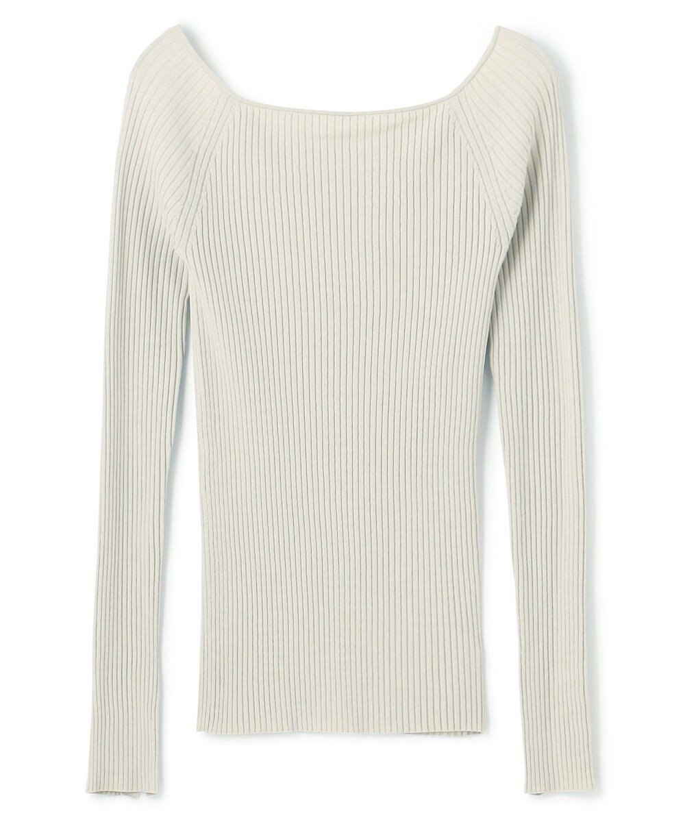 uncrave 【洗える】スムースニット オフショルプルオーバー（uncrave WHITE） 