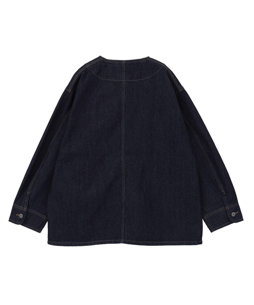 AMERICAN HOLIC ノーカラーデニムカバーオール 