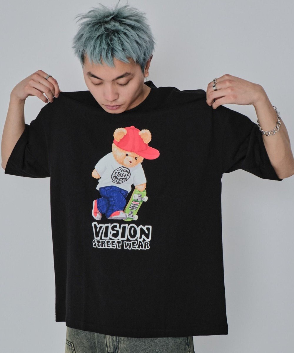 WEGO 【ユニセックス着用ITEM/MLサイズ展開】別注VISIONベアグラフィックT（SS） 