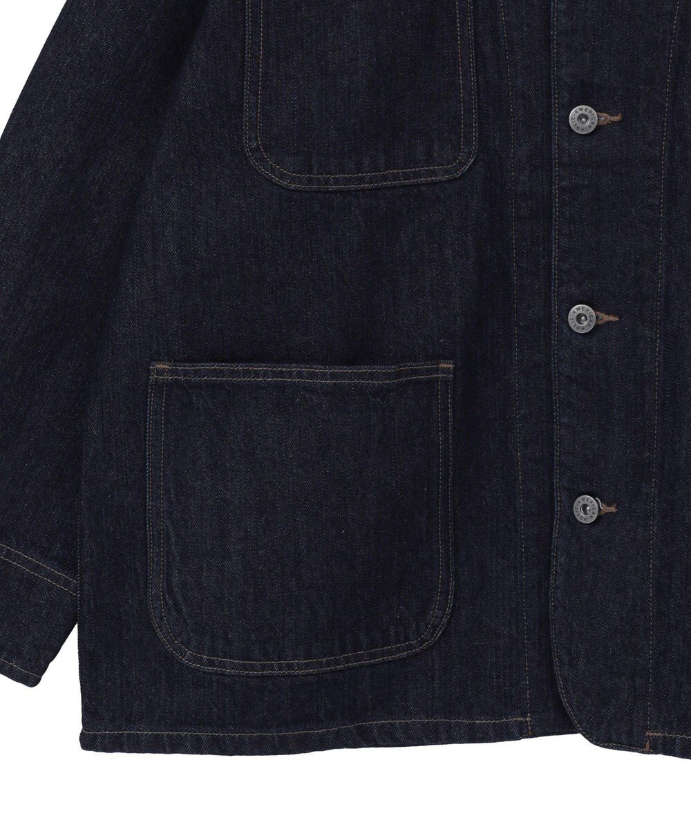 AMERICAN HOLIC ノーカラーデニムカバーオール 