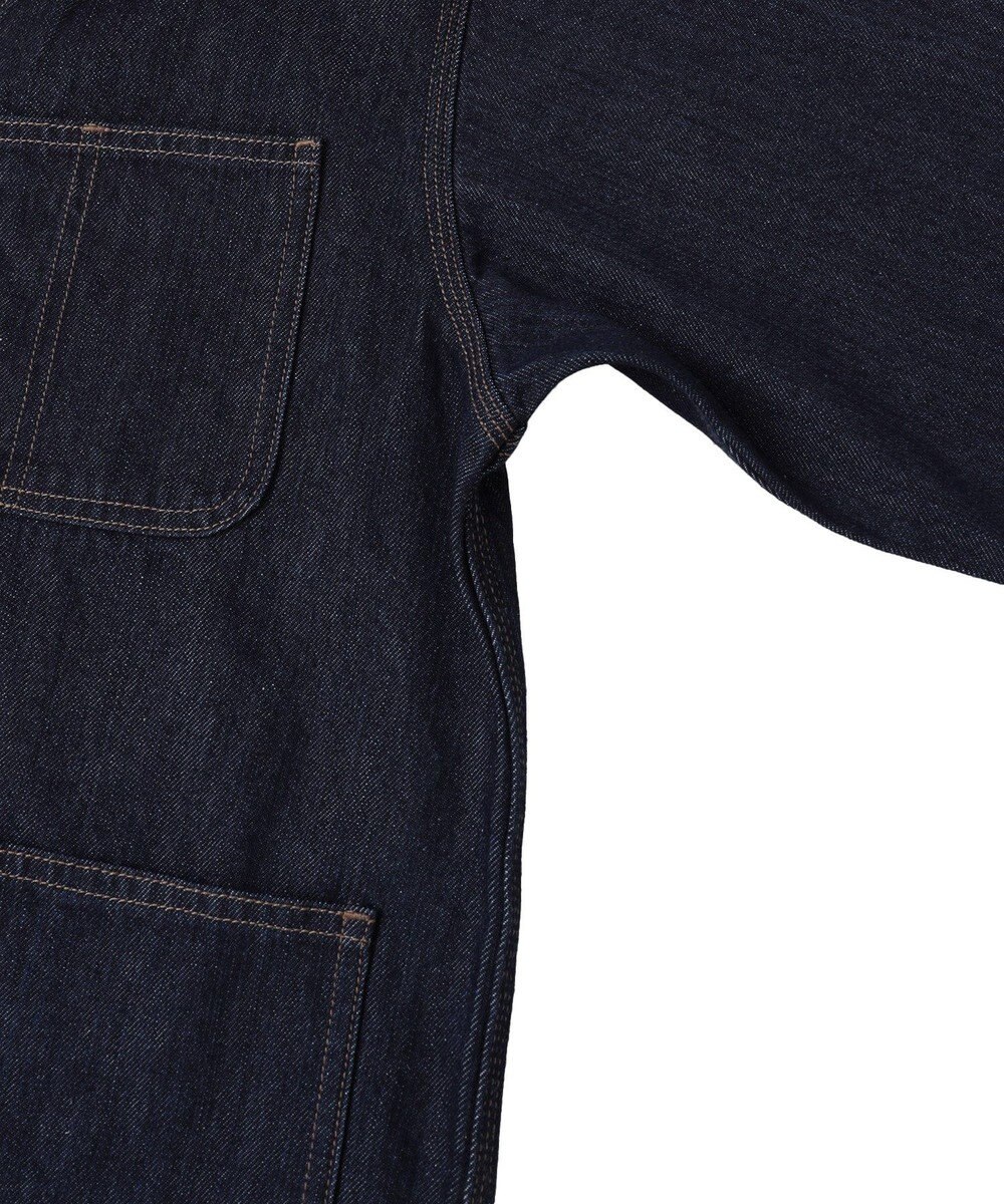 AMERICAN HOLIC ノーカラーデニムカバーオール 