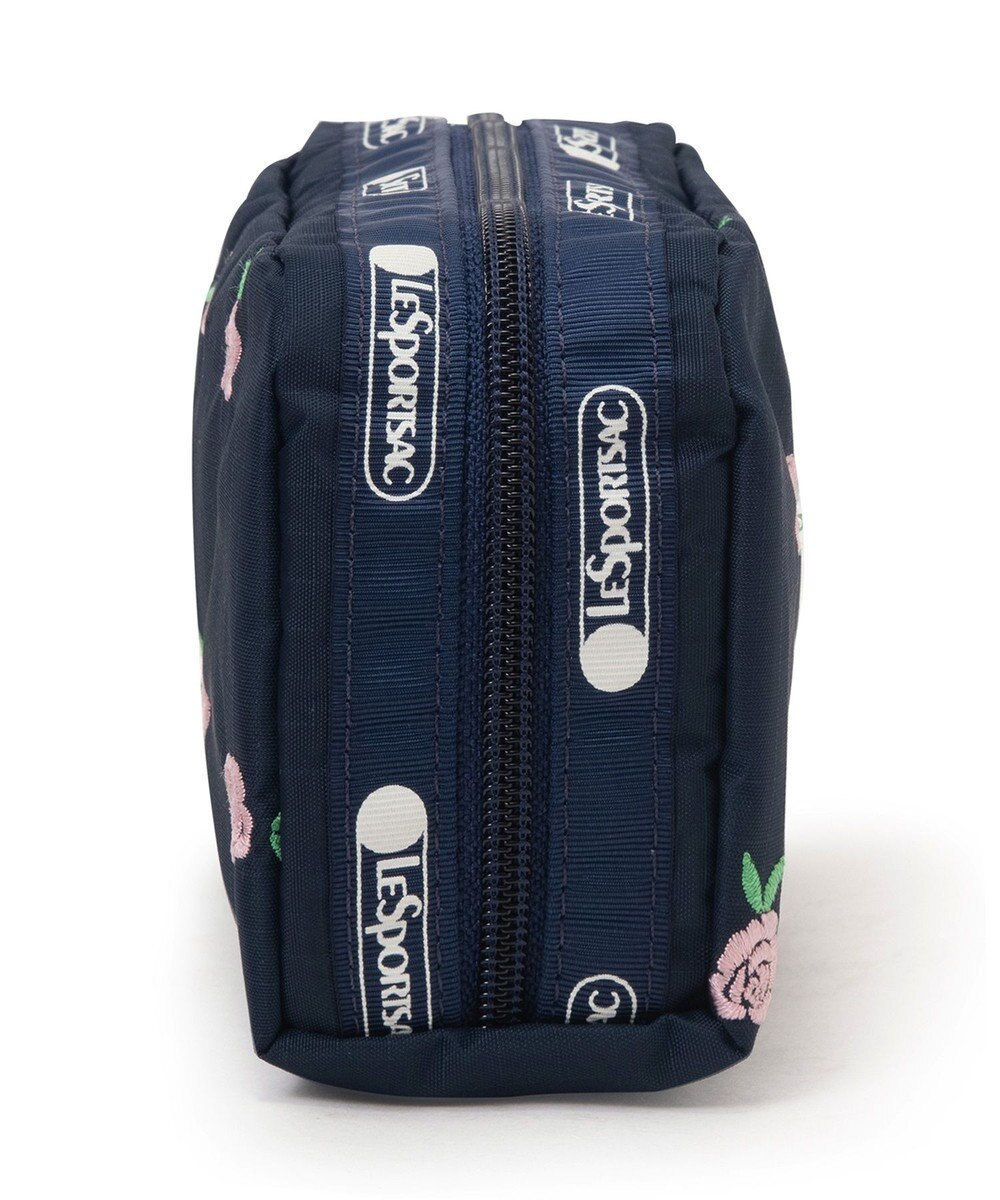 LeSportsac RECTANGULAR COSMETIC/ピンクローズエンブロイダリー 