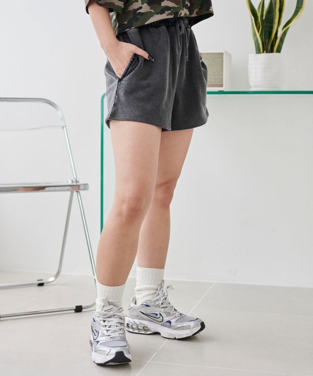 WEGO 【ウエストゴム】スウェットショートパンツ 