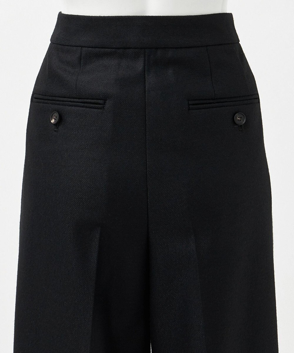 23区 【エステータ】ウールツイルジャージー ワイドパンツ 