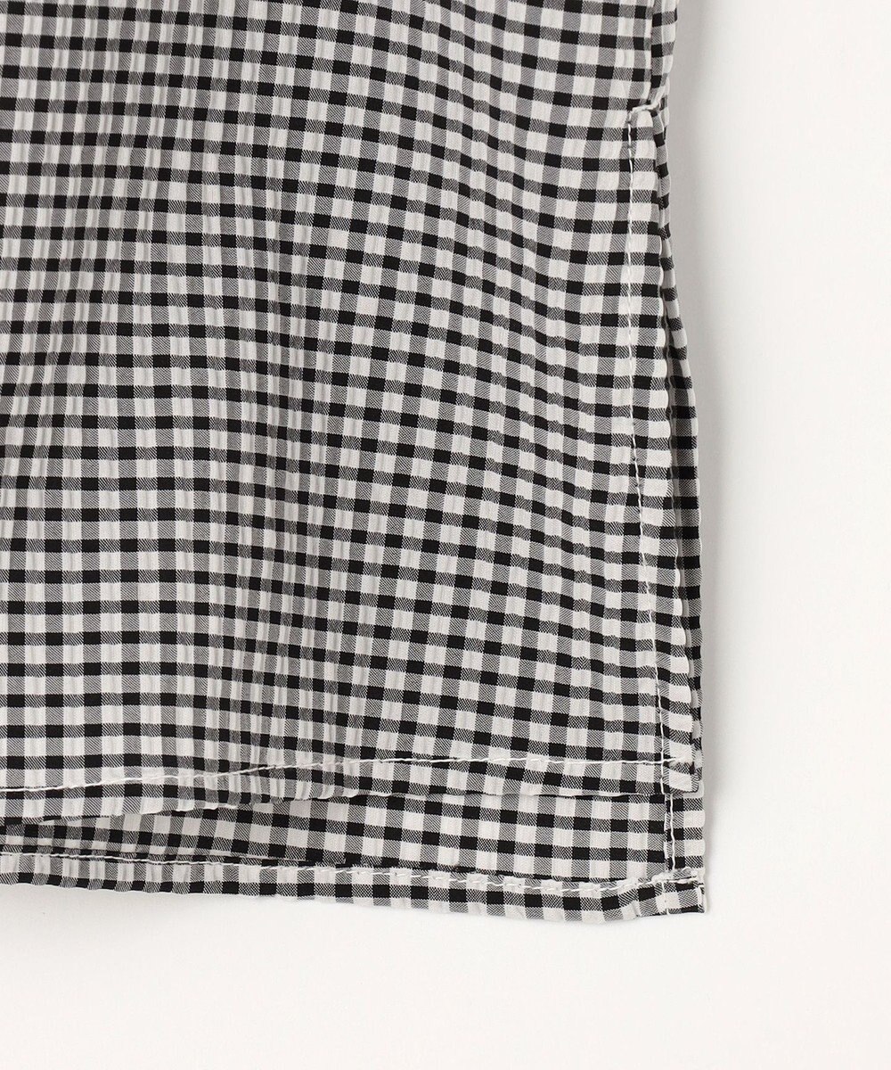組曲 【先行予約】【WEB限定】サッカーギンガムチェック フロントフリルブラウス 