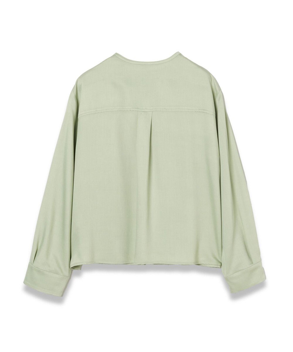 JOSEPH ソフトビスコーステーラリング　ノーカラーシャツ 