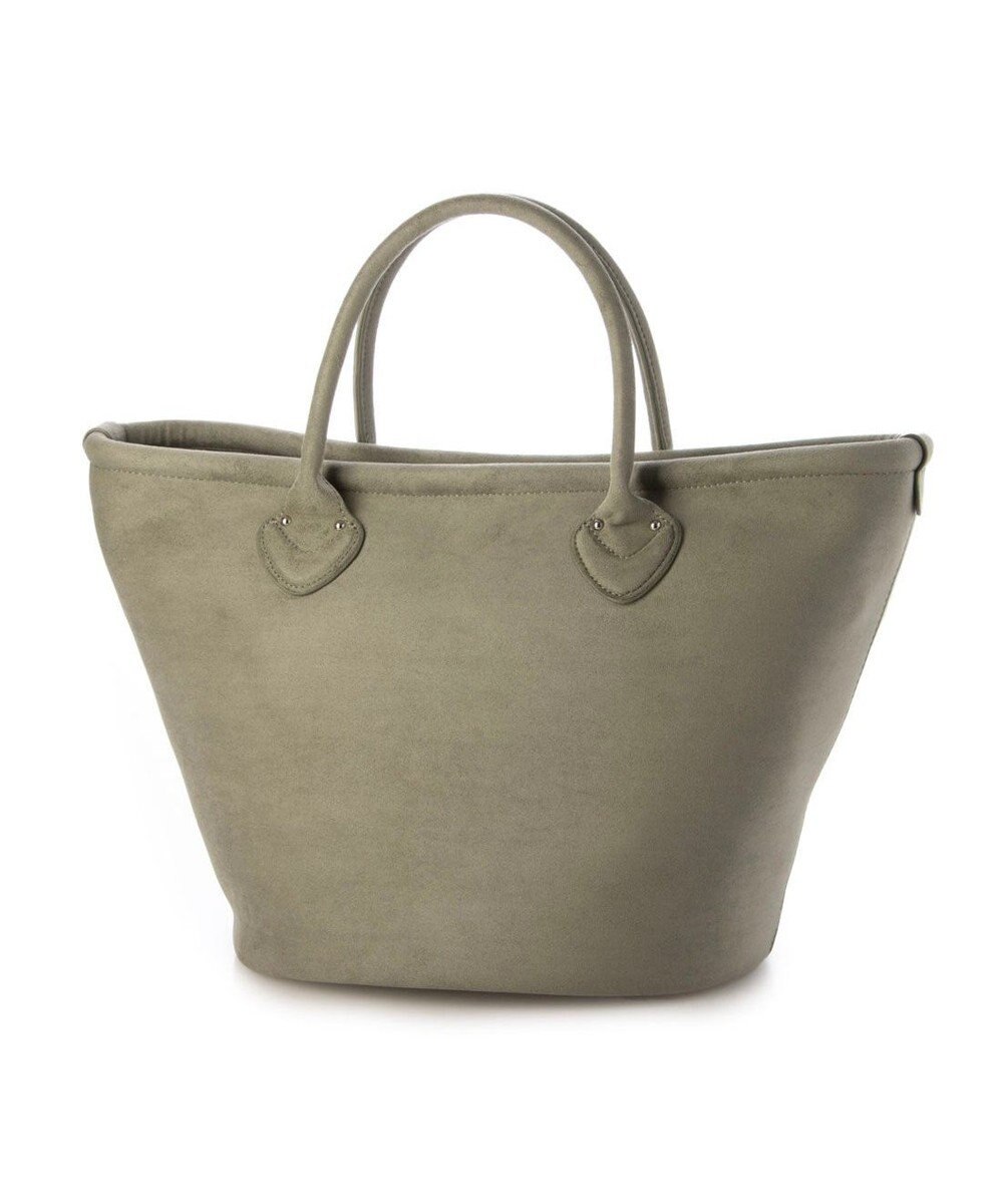 UNBILLION カシュカシュ cache cache / スエード調口元パイピングトート 