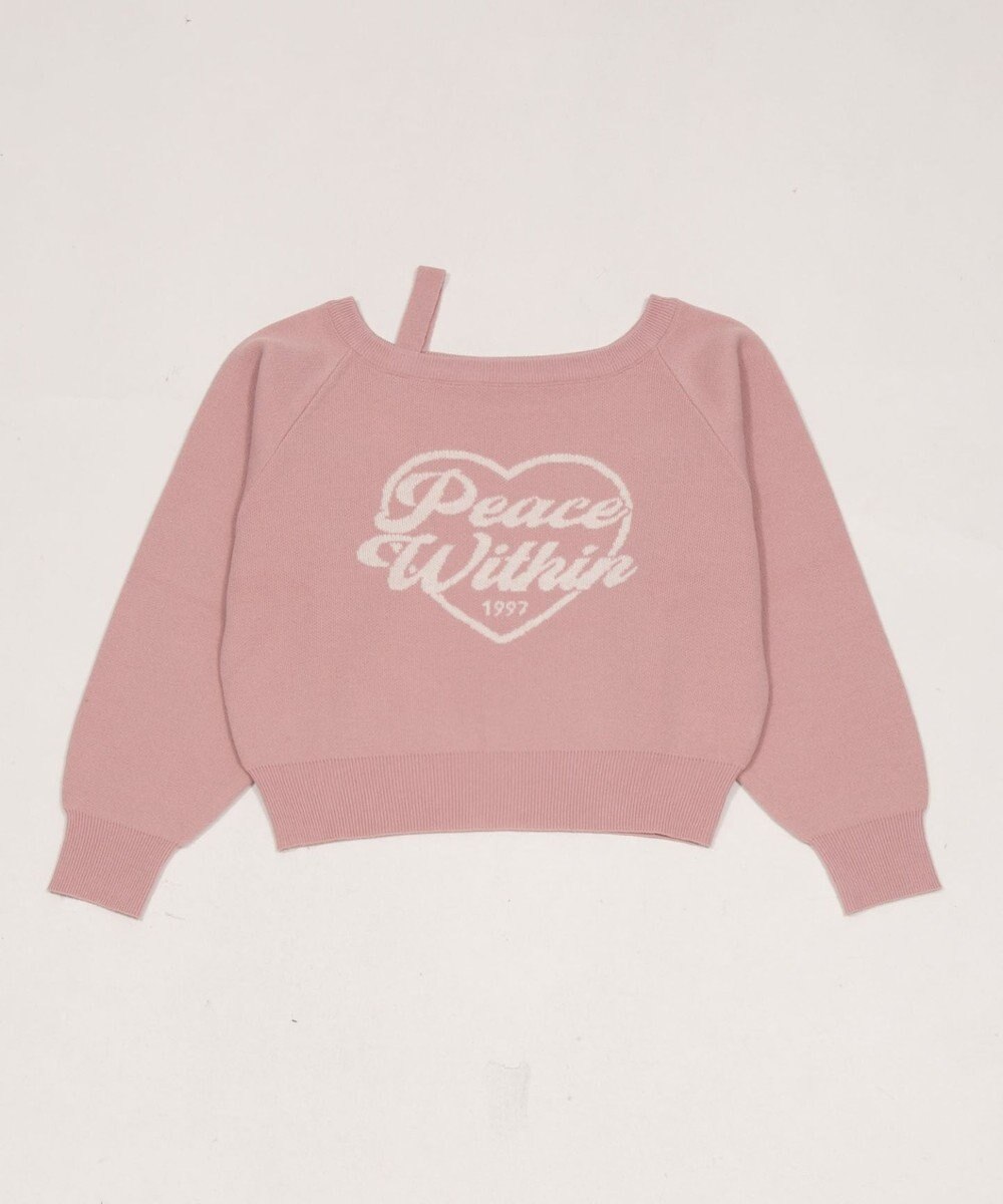 WEGO ハートワンショルニット 