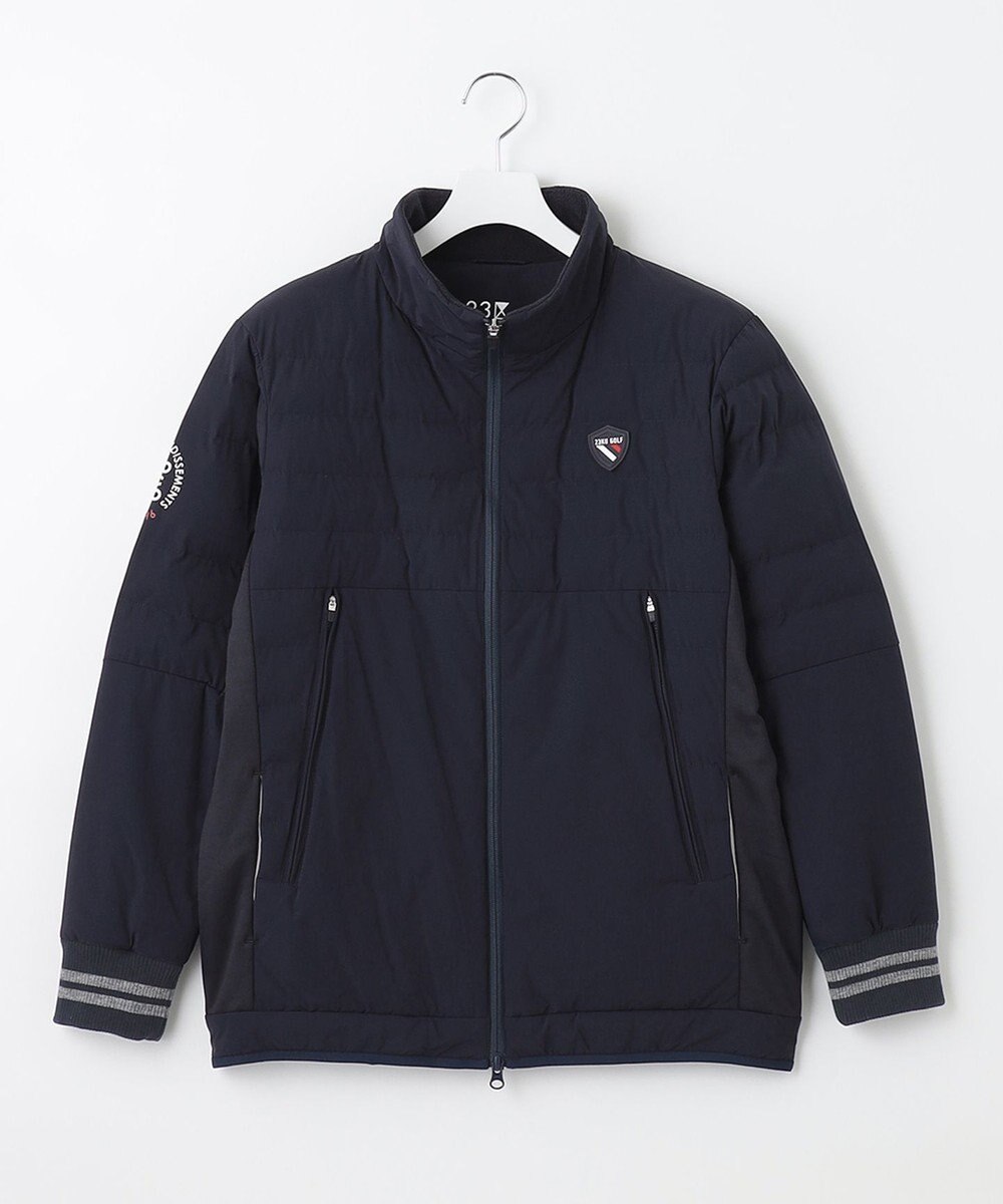 23区GOLF 【MEN】【ストレッチ・撥水】パディング中綿 ブルゾン 