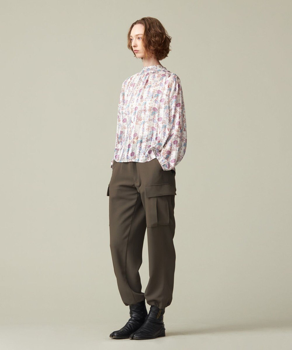 J.PRESS YORK STREET 【UNISEX】ジャージライクツイル カーゴパンツ 