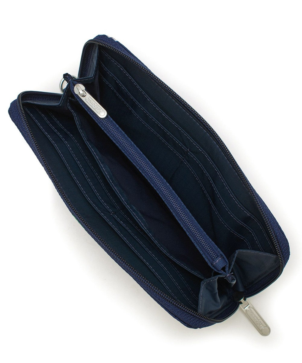 LeSportsac TECH WALLET WRISTLET/フローラルブルームズネイビー 