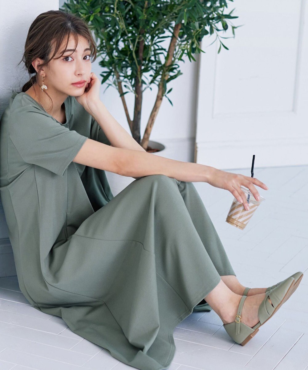 Tiaclasse 【洗える】カットソーワンピース 